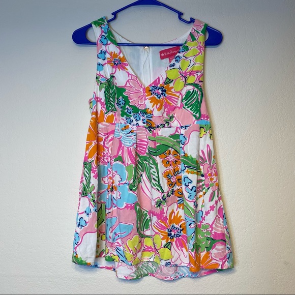 LILLY PULITZER for Target Nosey Posey tank top XS - Picture 3 of 16